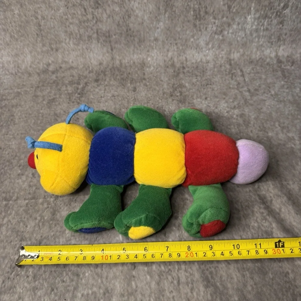 Vintage 1994 Plush Creations Caterpillar Baby Einstein Style HTF Stuffed Animal